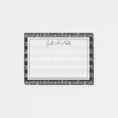 Jouw tekst | Muzieknoten Post-it® Notes (Voorkant)