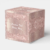 Jouw tekst naam Weddenschap Vor Box Roos Gold Glit Bedankdoosjes (Achterkant)