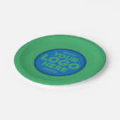 Jouw tekst of Logo hier Bord (Gekanteld)