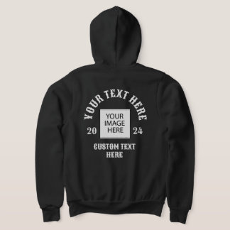 JOUW TEKST OF LOGO HIER HOODIE
