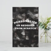 Jouw tekst of ontwerp hier - Creëer een aangepast  Briefpapier (Staand voorkant)