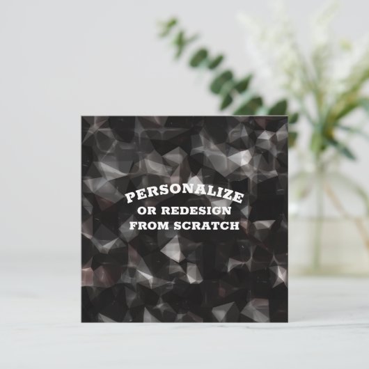 Jouw tekst of ontwerp hier - Creëer een aangepast  Kaart (Staand voorkant)