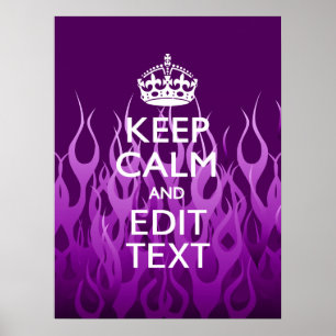 jouw tekst over het Paarse rustpauze-decor Poster