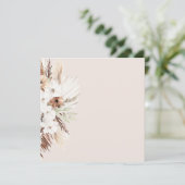 jouw tekst pampas terracotta kaart (Staand voorkant)