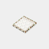 Jouw tekst | Petten van Khaki Bowler Post-it® Notes (Schuin)