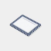 Jouw tekst | Polka Dot Pattern Post-it® Notes (Schuin)