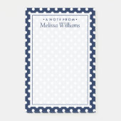 Jouw tekst | Polka Dot Pattern Post-it® Notes (Voorkant)