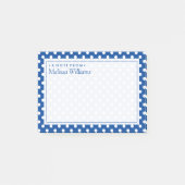 Jouw tekst | Polka Dot Pattern Post-it® Notes (Voorkant)