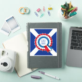 Jouw tekst Rosette Contour Sticker (iPad Cover)