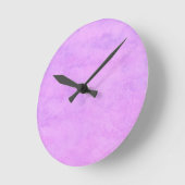 jouw tekst roze paarse achtergrond ronde klok (Hoek)