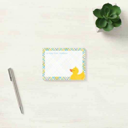 Jouw tekst | Rubber Ducky Play Post-it® Notes (Kantoor)