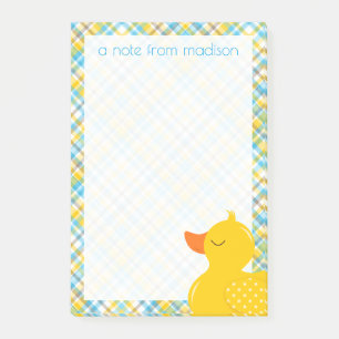 Jouw tekst Rubber Ducky Play Post-it® Notes