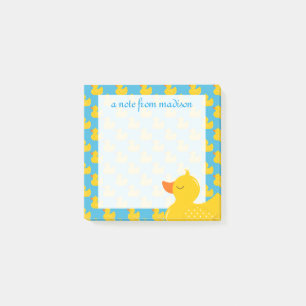 Jouw tekst Rubber Ducky Post-it® Notes