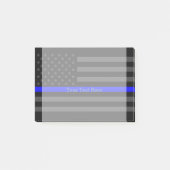 Jouw tekst Thin Blue Line VS vlag Post-it® Notes (Voorkant)