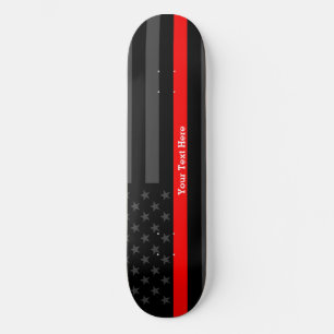 Jouw tekst Thin Red Line aangepaste Amerikaanse vl Skateboard