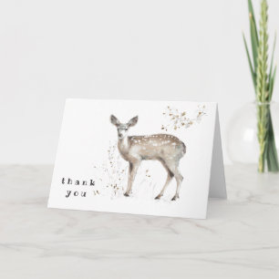 Jouw tekst toevoegen   A Woodland Walk IX Bedankkaart