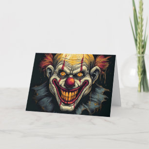 Jouw tekst toevoegen Circus Clown illustratie Kaart