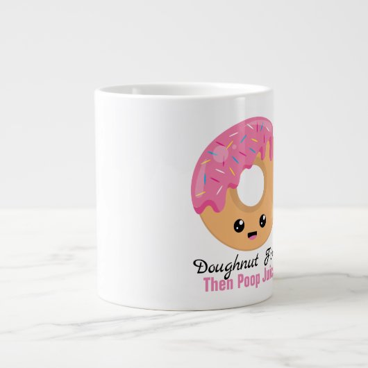 Jouw tekst toevoegen - Jumbo-Mok Extra Grote Beker (Voorkant)