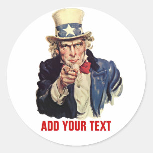 Jouw tekst toevoegen ronde sticker