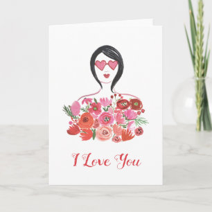 Jouw tekst toevoegen Valentijn Chic I Feestdagen Kaart
