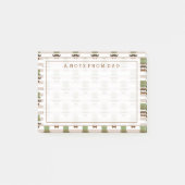 Jouw tekst | Top Hat Mustache Post-it® Notes (Voorkant)