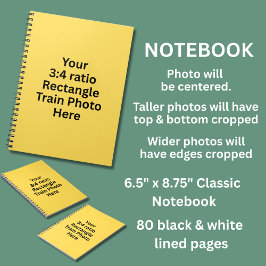 Jouw treinfoto notitieboek