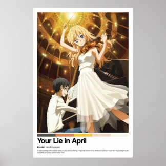 Jouw verhaal in April Anime Print
