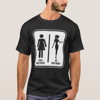 Jouw vriendin tegen mijn vriendin t-shirt
