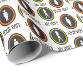 Jouw vrouw mijn vrouw cadeaupapier (Rol Hoek)