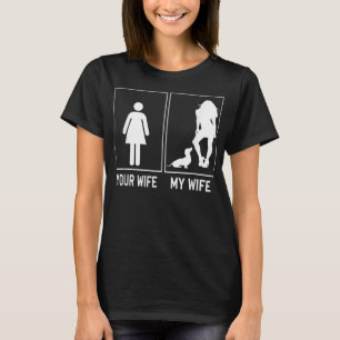 Jouw vrouw mijn vrouw Dachshund Funny voor Husband T-shirt