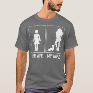 Jouw vrouw mijn vrouw Dachshund grappigte voor man T-shirt
