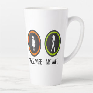Jouw vrouw mijn vrouw latte mok