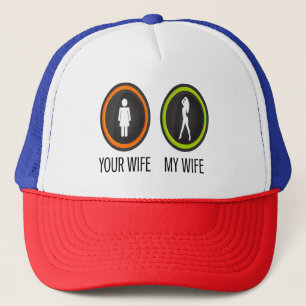Jouw vrouw mijn vrouw trucker pet