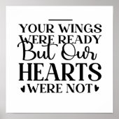 Jouw wensen waren klaar, maar onze harten waren er poster (Voorkant)