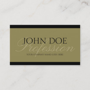 JouwJobTitle! Antiek Gold Script Visitekaartje