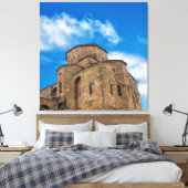 Jovariklooster Georgië Canvas Afdruk (Insitu (Slaapkamer))
