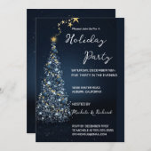 Jovely Christmas Tree Fête Invitation (Devant / Derrière)
