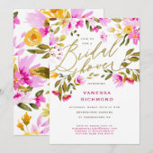Jovely Garden Bridal Shower Invitation (Devant / Derrière)