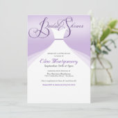 Jovely Gown Bridal Douche Invitations (Debout devant)