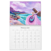 Jovely Kauai Muses calendrier hawaïen (Feb 2026)