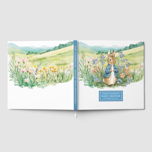 Jovely Peter Rabbit Baby Boy Shoy Livre d'invité (Complet)