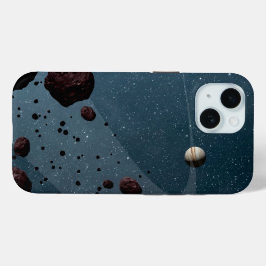 Jovian Trojans Asteroïden. Case-Mate iPhone Case (Achterkant (horizontaal))