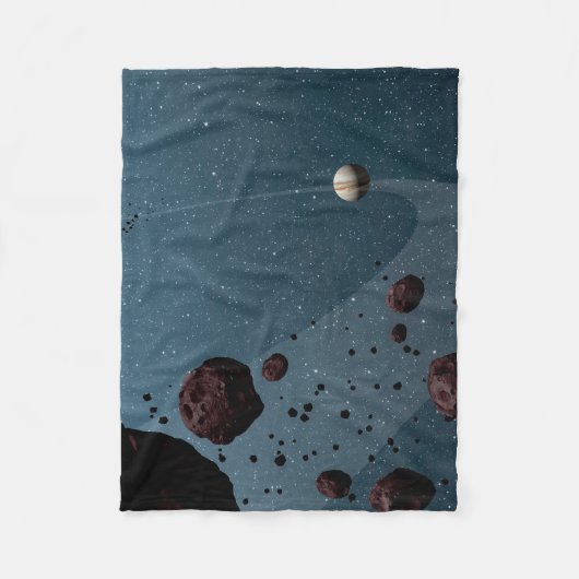 Jovian Trojans Asteroïden. Fleece Deken (Voorkant)