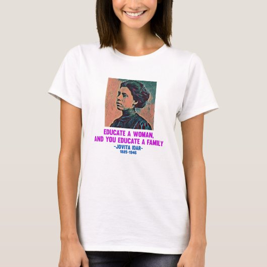 Jovita Idar Quote T-shirt (Voorkant)
