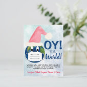 JOY à la Terre ! Drôle de carte de Noël et de Hano (Debout devant)