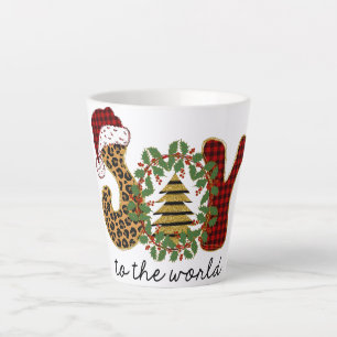 Joy aan de Wereldfeestdag met kerstmis Latte Mok