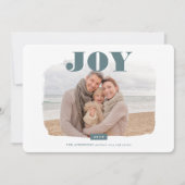 Joy | Abstract Lijst Fotobekleding Feestdagenkaart (Voorkant)