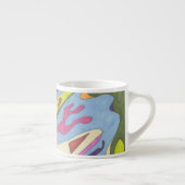 "Joy" Abstracte kunst Espresso Kop (Rechts)