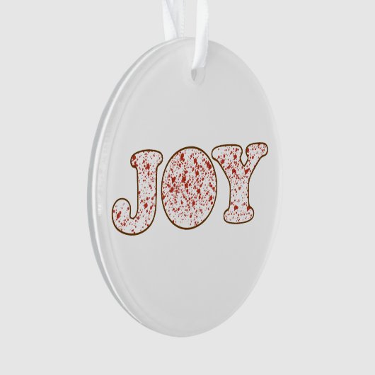 Joy Acrylic Ornament (voorkant)