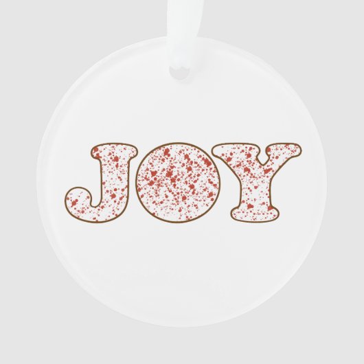 Joy Acrylic Ornament (devant)